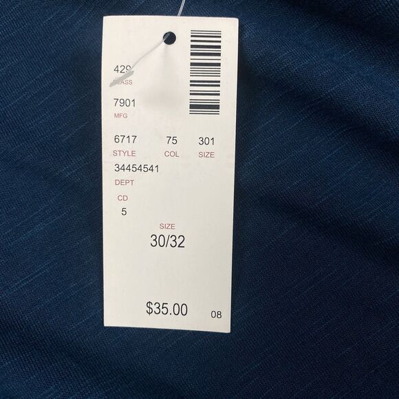 Avenue Your Tee Womens sz 30/32- 3/4 Sleeve Blue White T Shirt MSRP: $35 - Picture 14 of 15